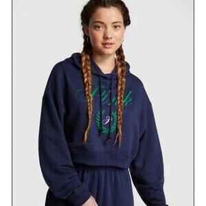 Victoria’s Secret PINK Everyday Cropped Pullover Hoodie Sweatshirt Women Size S